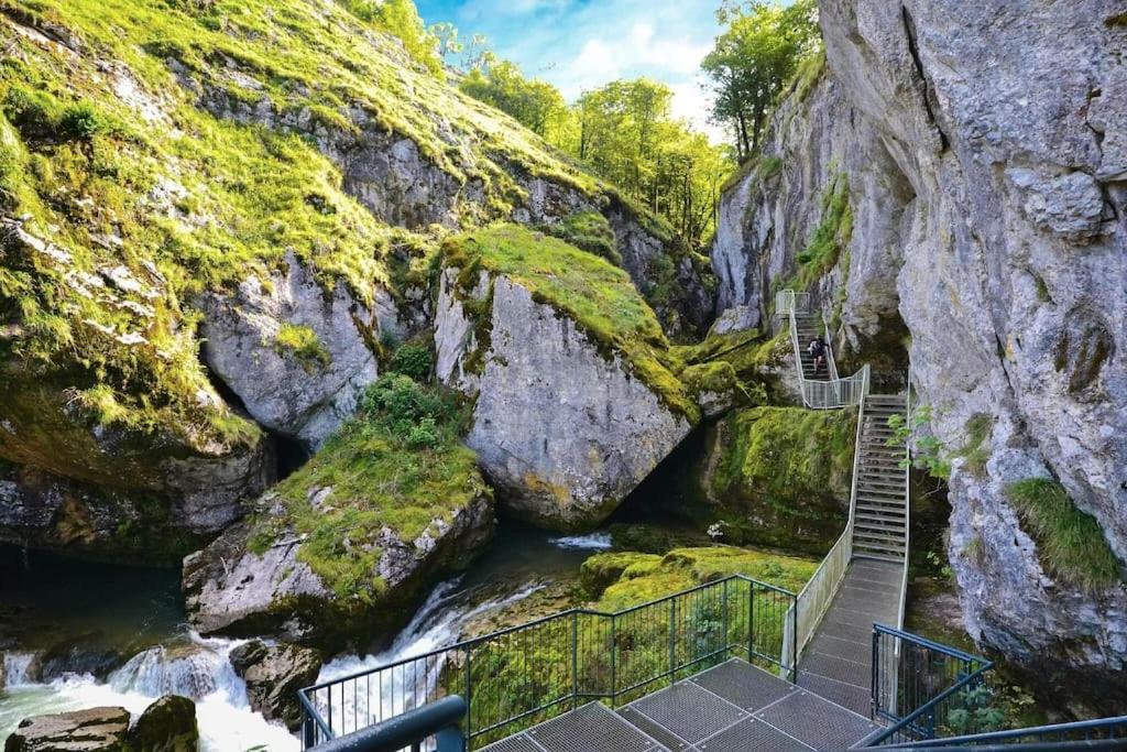 Maison Renovee Au Coeur Du Haut-Jura Entre-Deux-Monts Bagian luar foto